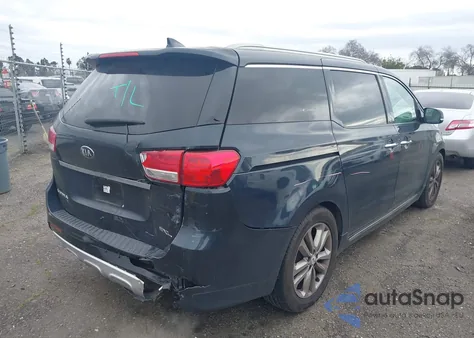 2016 Kia Sedona Sx Luxury из США, поврежденный, VIN KNDME5C19G6184169